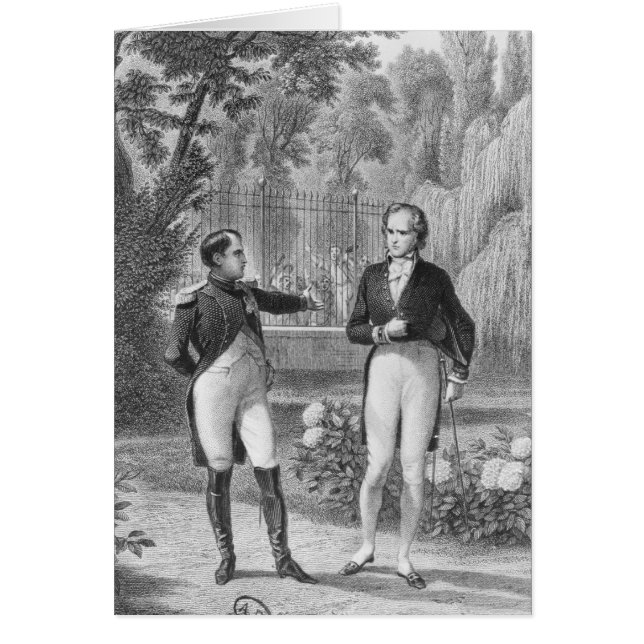 Vergadering tussen Napoleon I en Benjamin (Voorkant)