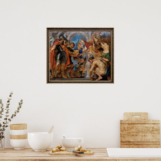 Vergadering van Abraham en Melchizedek Poster (Keuken)