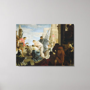 Vergadering van Anthony en Cleopatra, c.1645 Canvas Afdruk