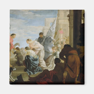 Vergadering van Anthony en Cleopatra, c.1645 Magneet