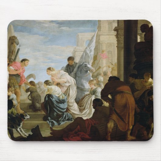 Vergadering van Anthony en Cleopatra, c.1645 Muismat (Voorkant)