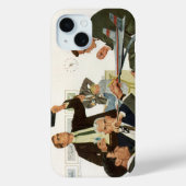  vergadering van bedrijfsleiders, leidinggevenden  Case-Mate iPhone case (Achterkant)