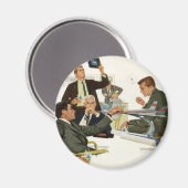 vergadering van bedrijfsleiders, leidinggevenden  magneet (Voorkant / Achterkant)