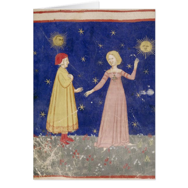 Vergadering van Dante en Beatrice (Voorkant)