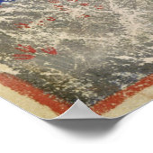 Vergadering van Dante en Beatrice Poster (Hoek)