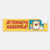 VERGADERING VAN DE ATTORNEYS! Sandra Boynton Bumpersticker (Voorkant)