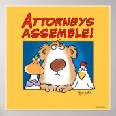 VERGADERING VAN DE ATTORNEYS! Sandra Boynton Poster (Voorkant)