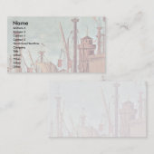 Vergadering van de Betrokken en het begin Visitekaartje (Voorkant / Achterkant)