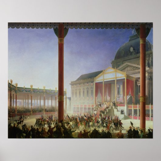 Vergadering van de Champ de Mai, 1 juni 1815 Poster (Voorkant)