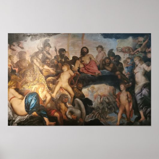Vergadering van de goden  poster (Voorkant)