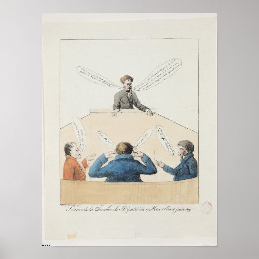 Vergadering van de Kamer van Afgevaardigden Poster (Voorkant)