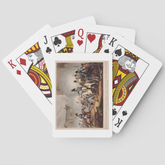 Vergadering van de keizers van Rusland en Oostenri Pokerkaarten (Achterkant)