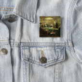 Vergadering van de raad van bestuur, 1900 vierkante button 5,1 cm (In situ)