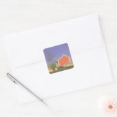 Vergadering van de Solones, Ak-Kent, 1869-70 Vierkante Sticker (Envelop)