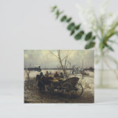 Vergadering van de trein briefkaart (Staand voorkant)