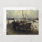 Vergadering van de trein briefkaart (Voorkant / Achterkant)