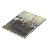 Vergadering van de trein notitieblok (Linkerzijde)