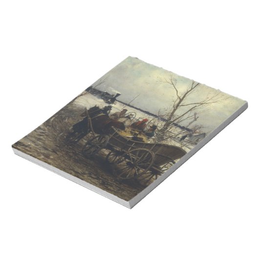 Vergadering van de trein notitieblok (Linkerzijde)