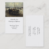 Vergadering van de trein visitekaartje (Voorkant / Achterkant)