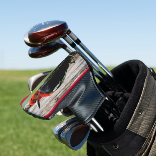 Vergadering van een "Red-Breasted Sapsucker" Golfheadcover (Insitu)