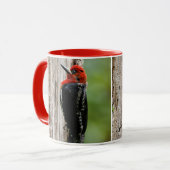 Vergadering van een "Red-Breasted Sapsucker" Mok (Voorkant links)