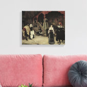 Vergadering van Faust en Marguerite, 1860 Canvas Afdruk (Insitu (Woonkamer))