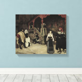 Vergadering van Faust en Marguerite, 1860 Canvas Afdruk (Insitu (Houten vloer))