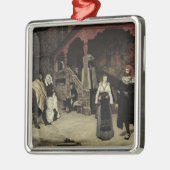 Vergadering van Faust en Marguerite, 1860 Metalen Ornament (Links)