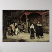 Vergadering van Faust en Marguerite, 1860 Poster (Voorkant)