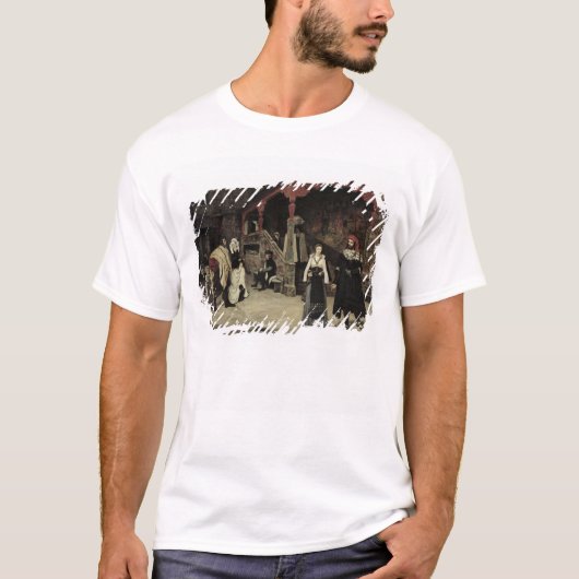 Vergadering van Faust en Marguerite, 1860 T-shirt (Voorkant)