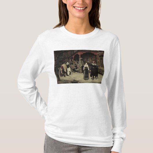 Vergadering van Faust en Marguerite, 1860 T-shirt (Voorkant)