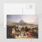 Vergadering van generaal Nicolas Joseph Maison Briefkaart (Voorkant / Achterkant)