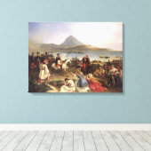 Vergadering van generaal Nicolas Joseph Maison Canvas Afdruk (Insitu (Houten vloer))