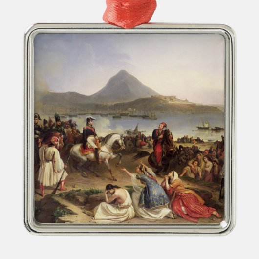 Vergadering van generaal Nicolas Joseph Maison Metalen Ornament (Voorkant)