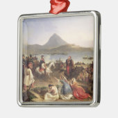 Vergadering van generaal Nicolas Joseph Maison Metalen Ornament (Links)