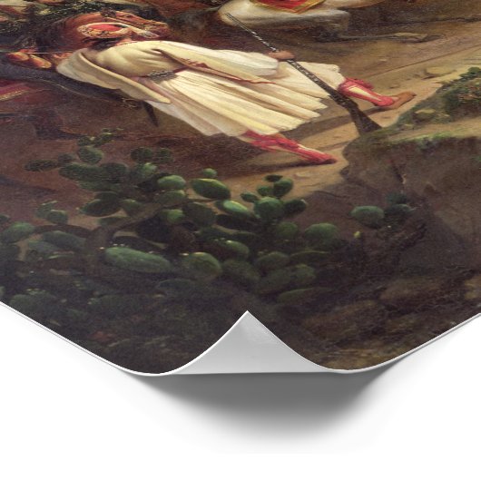 Vergadering van generaal Nicolas Joseph Maison Poster (Hoek)