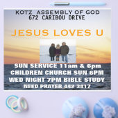 vergadering van god kotz flyer (Enkel)