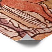 Vergadering van Hernando Cortes en Montezuma Poster (Hoek)