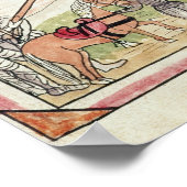 Vergadering van Hernando Cortes en Montezuma Poster (Hoek)