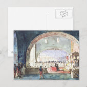 Vergadering van het hoofdstuk van de orde van de t briefkaart (Voorkant / Achterkant)