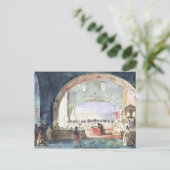 Vergadering van het hoofdstuk van de orde van de t briefkaart (Staand voorkant)