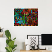 Vergadering van interdimensionele meesters poster (Thuiskantoor)
