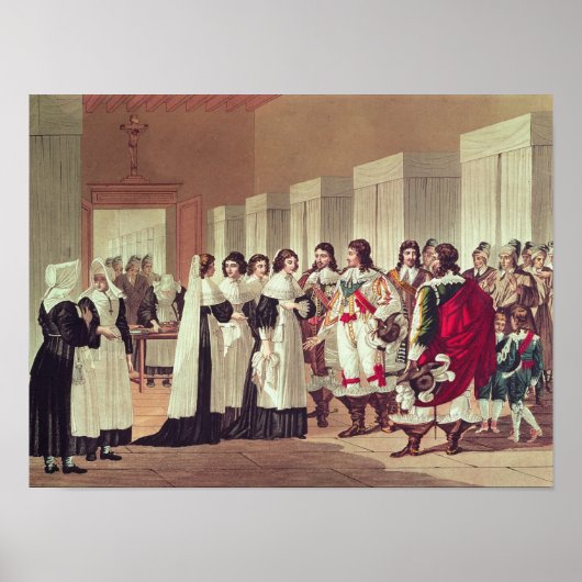 Vergadering van Louis XIII Poster (Voorkant)