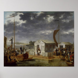 Vergadering van Napoleon Bonaparte Poster