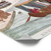 Vergadering van Napoleon I & Tsar Alexander I Poster (Hoek)