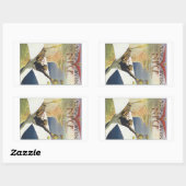 Vergadering van Nice Rechthoekige Sticker (Vel)