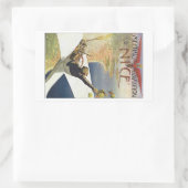 Vergadering van Nice Rechthoekige Sticker (Tas)