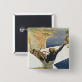 Vergadering van Nice Vierkante Button 5,1 Cm (Voorkant /achterkant)