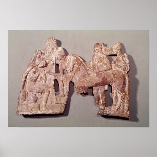 Vergadering van Orestes en Electra in Agamemnon Poster (Voorkant)