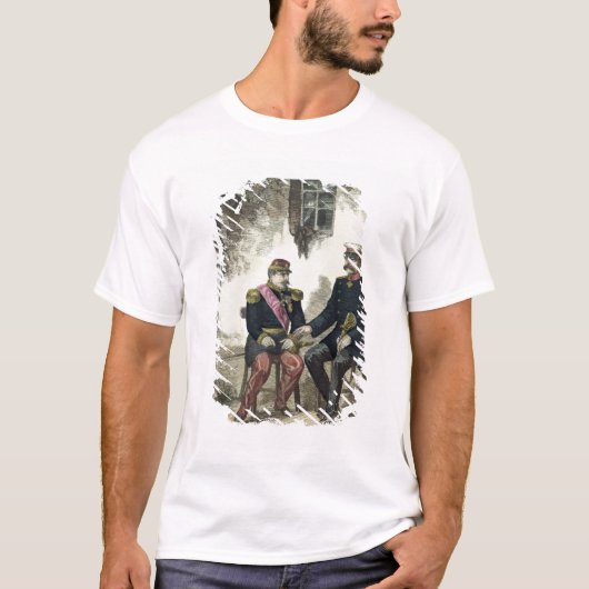 Vergadering van Otto von Bismarck en Napoleon T-shirt (Voorkant)